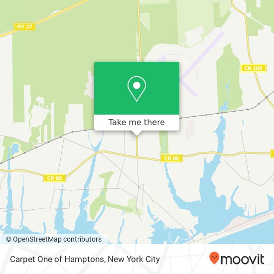 Mapa de Carpet One of Hamptons