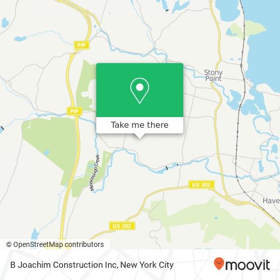 B Joachim Construction Inc map