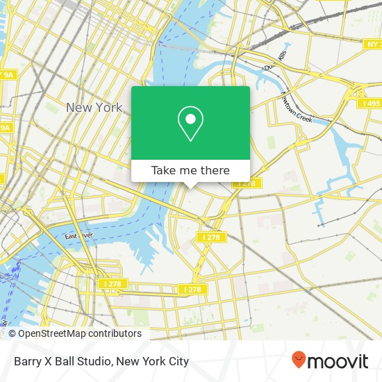 Barry X Ball Studio map