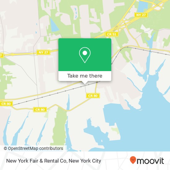 New York Fair & Rental Co map