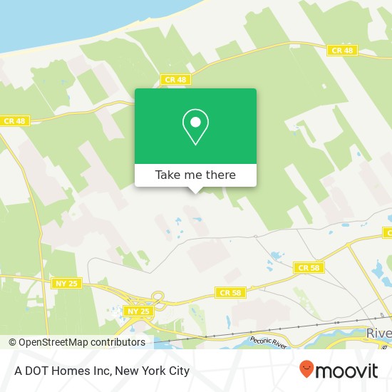 A DOT Homes Inc map