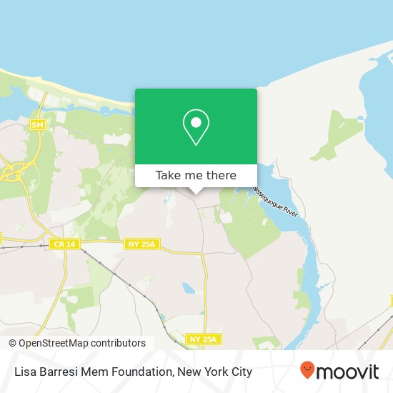 Lisa Barresi Mem Foundation map