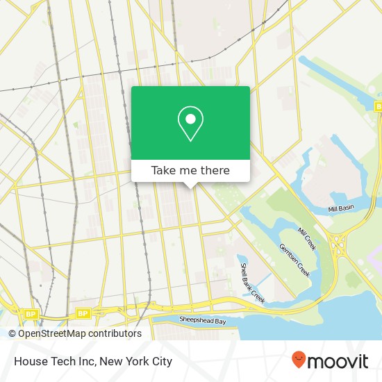 House Tech Inc map