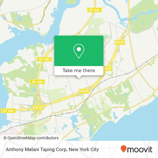 Anthony Melani Taping Corp map