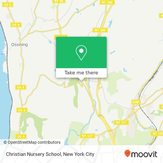 Christian Nursery School map