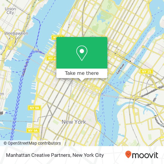Manhattan Creative Partners map