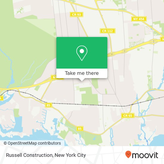 Russell Construction map
