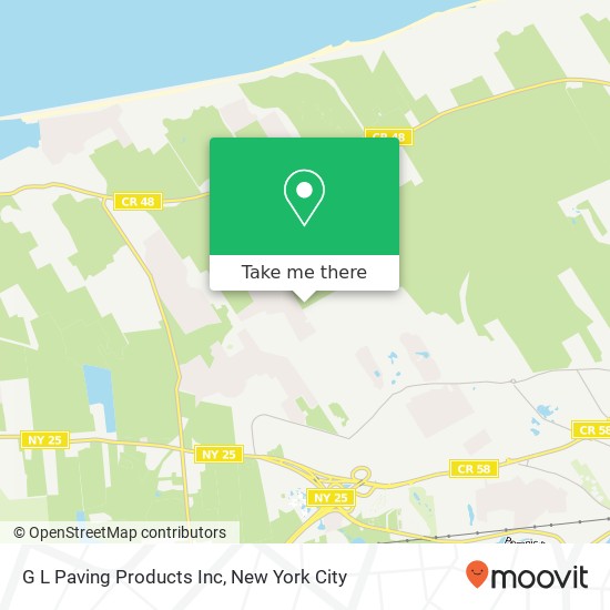 G L Paving Products Inc map