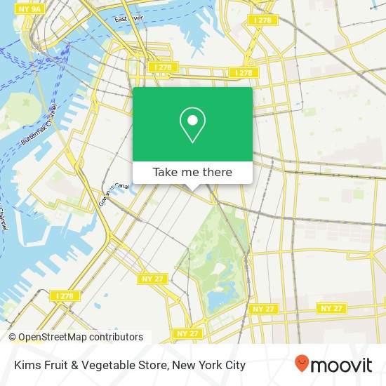 Kims Fruit & Vegetable Store map