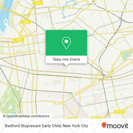 Mapa de Bedford Stuyvesant Early Child