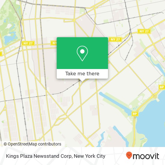 Mapa de Kings Plaza Newsstand Corp