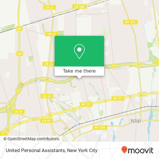 United Personal Assistants map