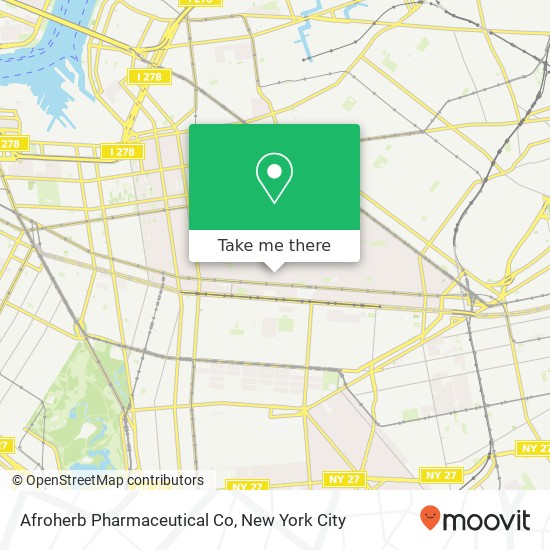 Afroherb Pharmaceutical Co map