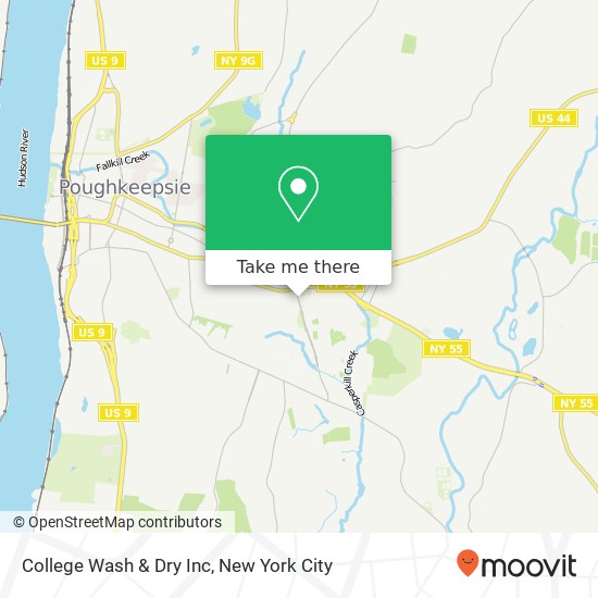 College Wash & Dry Inc map