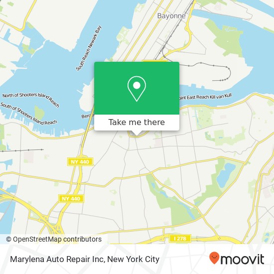 Mapa de Marylena Auto Repair Inc