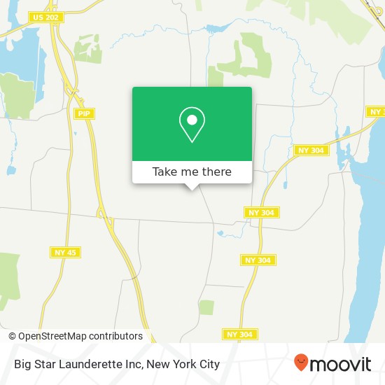 Big Star Launderette Inc map