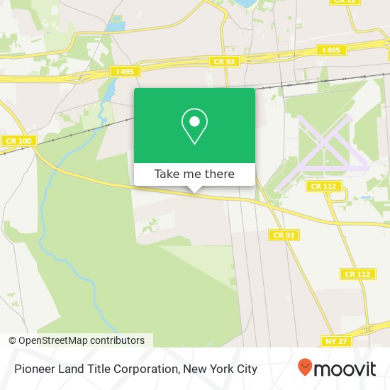 Pioneer Land Title Corporation map