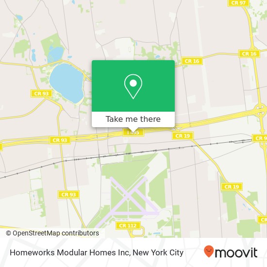 Homeworks Modular Homes Inc map