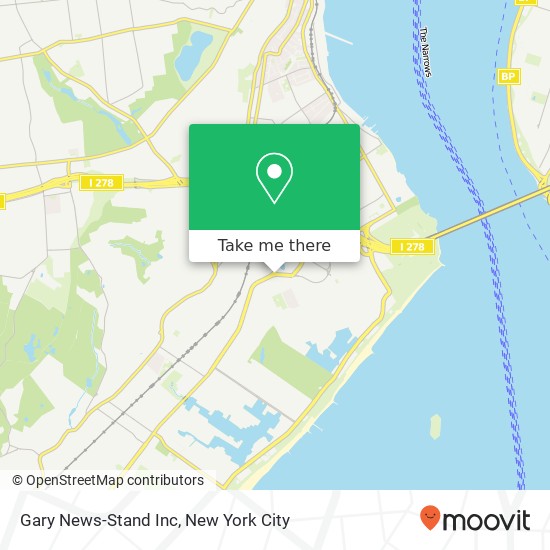 Gary News-Stand Inc map