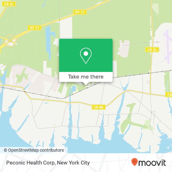 Mapa de Peconic Health Corp