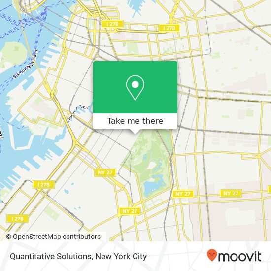 Quantitative Solutions map