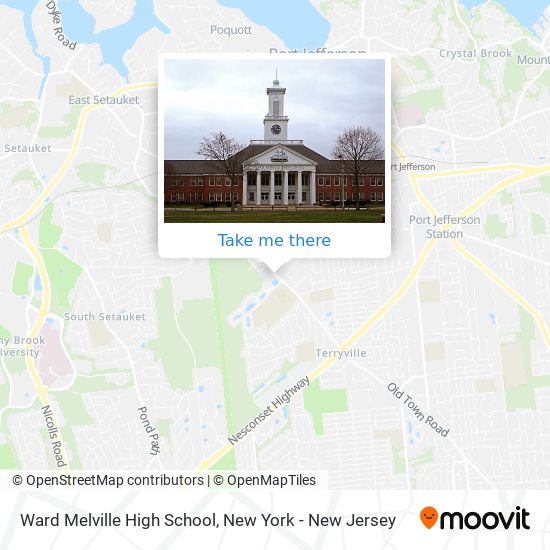 Mapa de Ward Melville High School