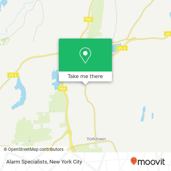 Alarm Specialists map