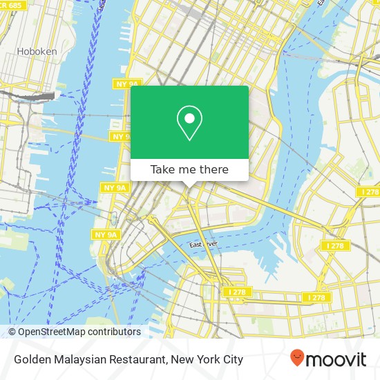 Golden Malaysian Restaurant map