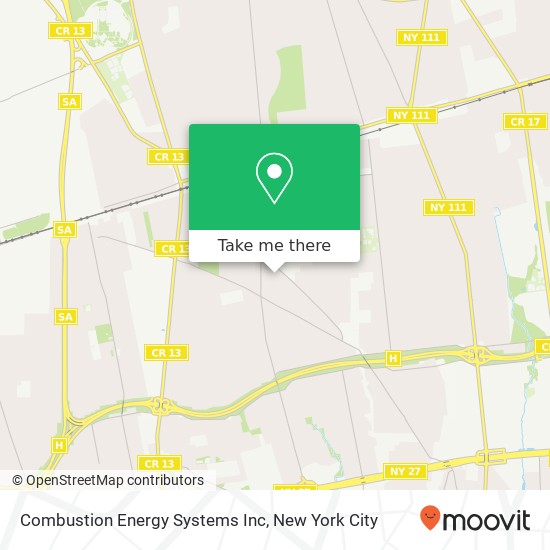 Mapa de Combustion Energy Systems Inc