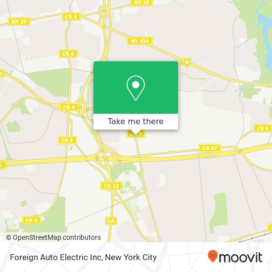 Foreign Auto Electric Inc map