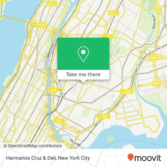 Hermanos Cruz & Deli map