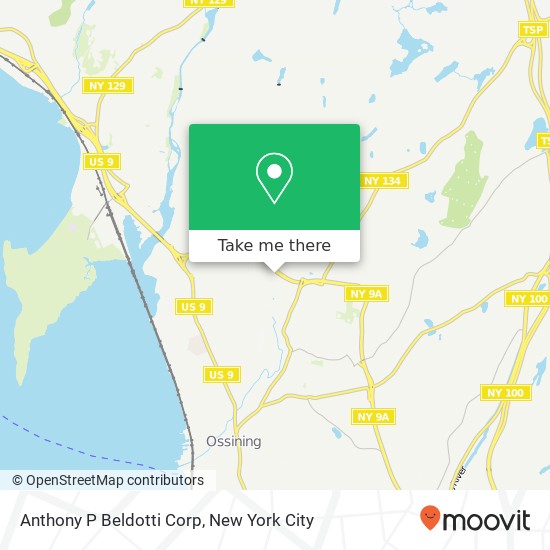 Anthony P Beldotti Corp map