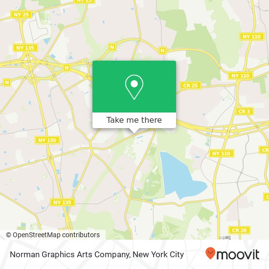 Mapa de Norman Graphics Arts Company