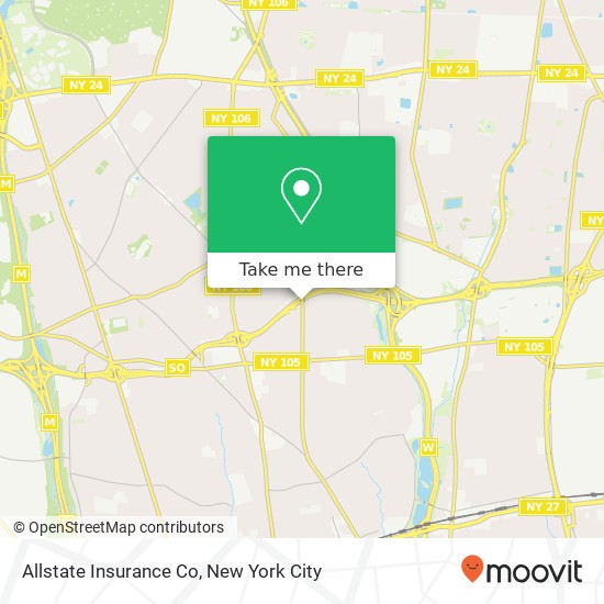 Allstate Insurance Co map