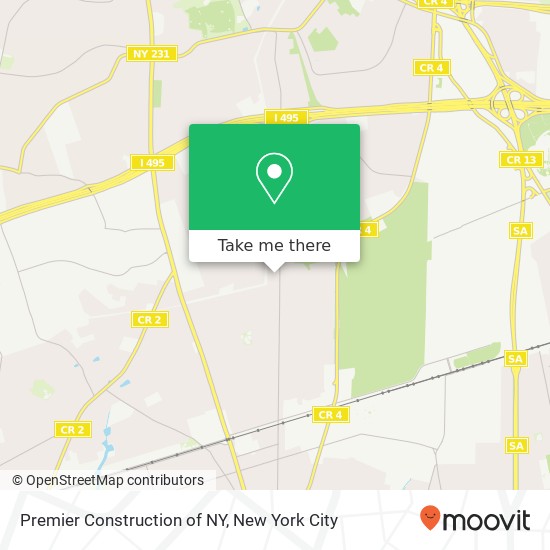 Mapa de Premier Construction of NY