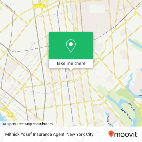 Mitnick Yosef Insurance Agent map