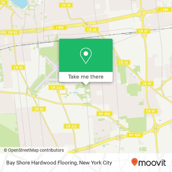 Bay Shore Hardwood Flooring map