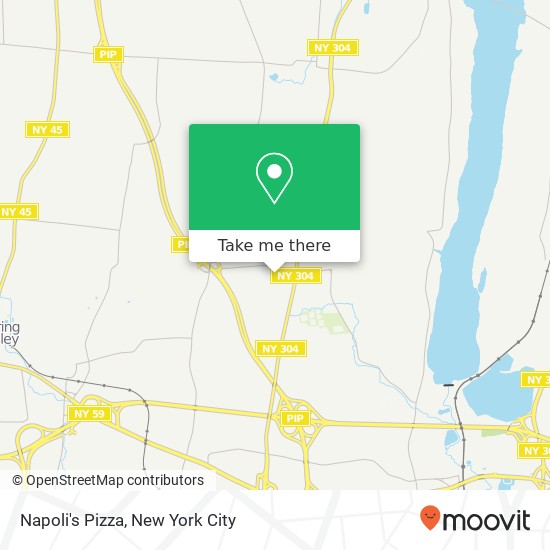 Napoli's Pizza map