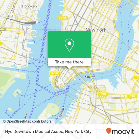 Mapa de Nyu Downtown Medical Assoc