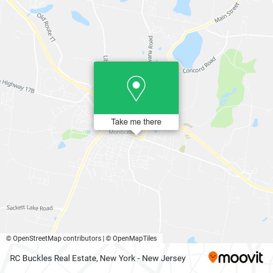 Mapa de RC Buckles Real Estate