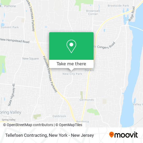 Tellefsen Contracting map