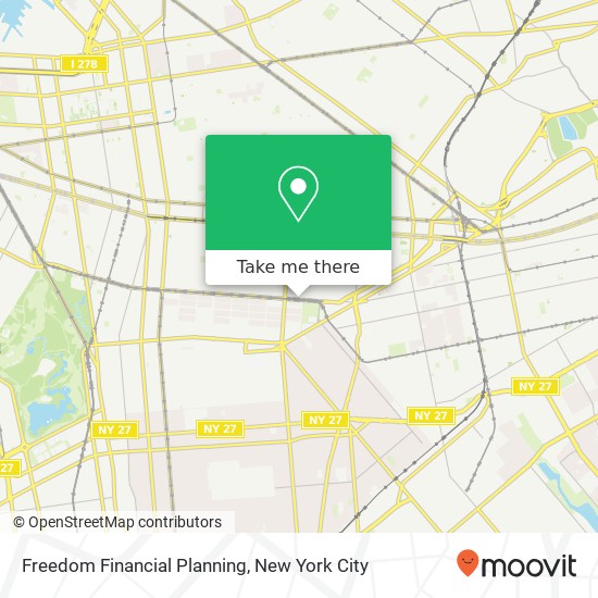 Mapa de Freedom Financial Planning