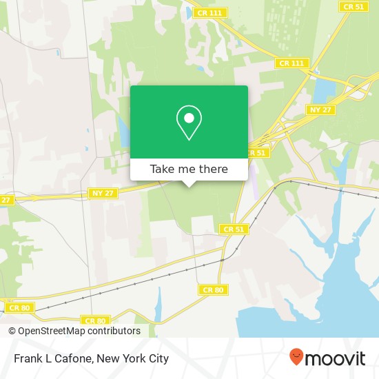 Frank L Cafone map