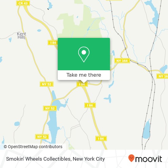 Mapa de Smokin' Wheels Collectibles