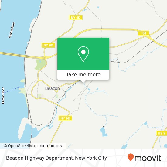 Beacon Highway Department map