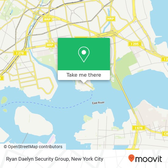 Mapa de Ryan Daelyn Security Group