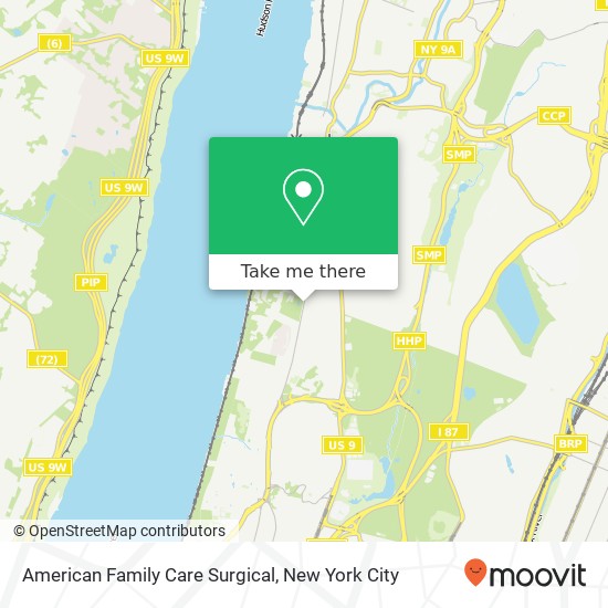 American Family Care Surgical map