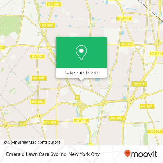 Emerald Lawn Care Svc Inc map