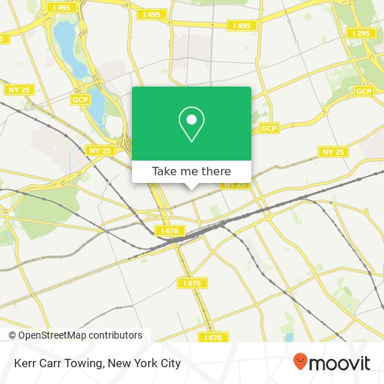 Mapa de Kerr Carr Towing