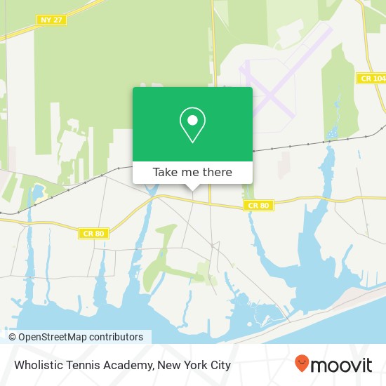 Wholistic Tennis Academy map